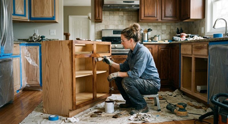Cabinet Glazing Service in Dayton, OH